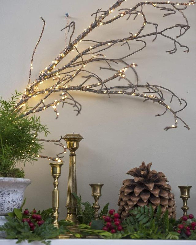 String Lights, 200 LED 66 FT Copper Fairy String Lights Warm White Waterproof USB Powered String Light for Indoor Outdoor Party Decoration