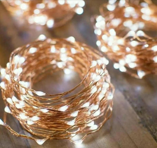 String Lights, 200 LED 66 FT Copper Fairy String Lights Warm White Waterproof USB Powered String Light for Indoor Outdoor Party Decoration