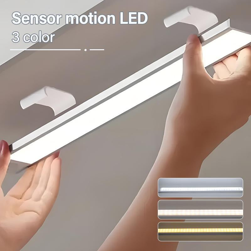 Closet Lights,4 Pack under Cabinetlights with Motion Sensor, USB Rechargeable Nightlights with 3 Color Temps, Portable LED Wall Sconcedimmable Closet Lights with Warm & Cold Lighting,Christmas Lights, Christmas Decorationsthanksgiving Hostess Gifts