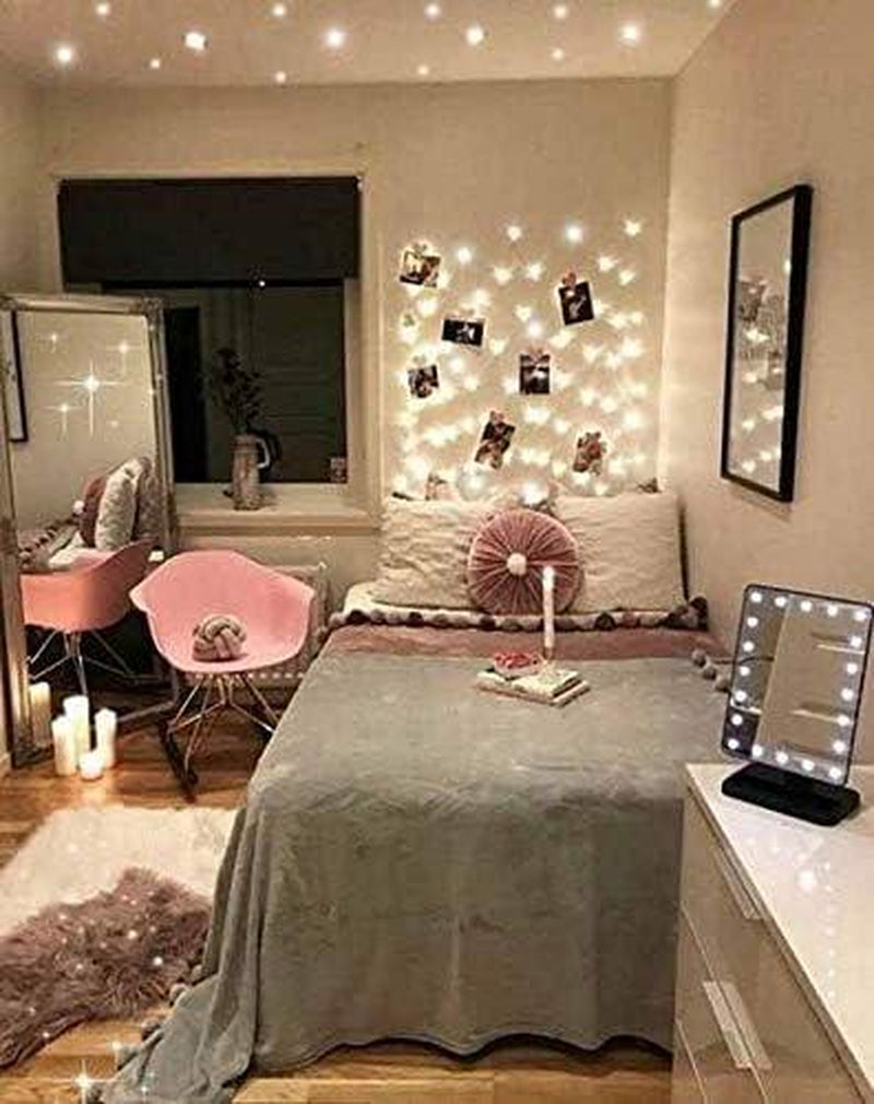 String Lights, 200 LED 66 FT Copper Fairy String Lights Warm White Waterproof USB Powered String Light for Indoor Outdoor Party Decoration